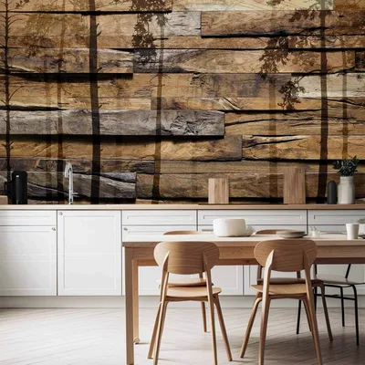 Produktbild von Vlies Fototapete - Shadow of Trees 350x245 cm Muster f-A-0382-a-c
