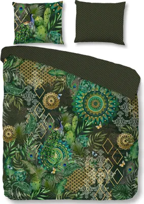 Produktbild von HIP Bettwäsche-Set 2300-H Botalia 140 x 200/220 cm Grün
