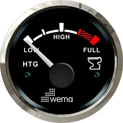 Produktbild von Fäkaliensensor 12/24V, SS316, schwarz - Wema 110697