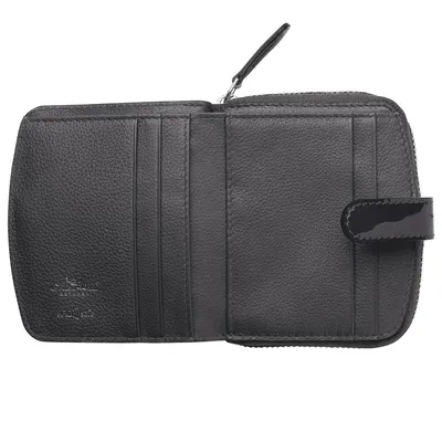 Zdjęcie produktu dla Portfel Golden Head Carrara RFID Protect Petite Billfold z zatrzaskiem antracytowy antracytowy