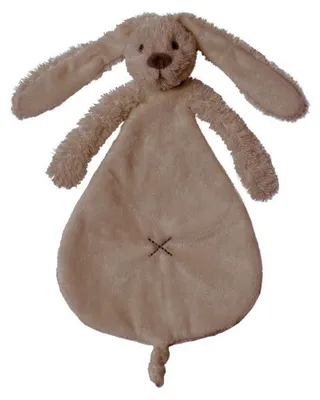 Image de Happy Horse Bébé Doudou lapin Richie marron