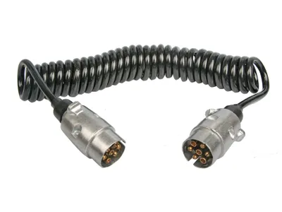 Obrázek produktu pro Propojovací kabel spirálový 2 x 7-pin, 7 x 1 mm, AL koncovky, MULTIPA