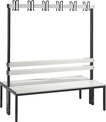 Produktbild von C+P Garderobenbank 8051200S10022 1710x1500x756mm sgr/lgr