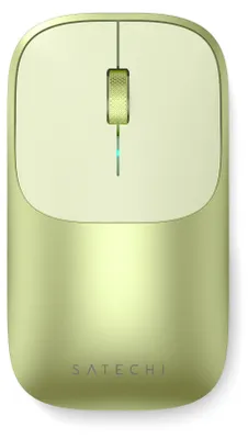 Immagine prodotto di Satechi, mouse wireless con doppia connessione, ricaricabile, modello Slim EX, compatto, verde