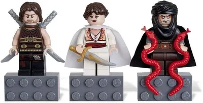 Produktbild von LEGO® Magnet Set 852942 Prince of Persia, Dastan, Tamina, Hassansin