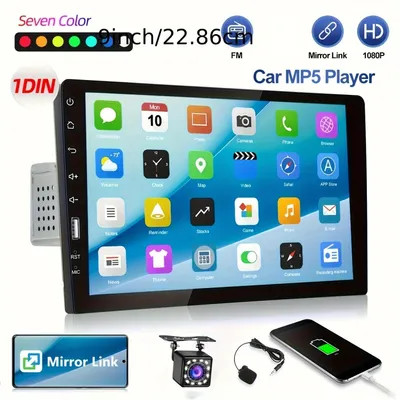 Immagine prodotto di Autoradio per auto da 10 pollici - Autoradio multimediale - Autoradio Android - Autoradio touchscreen - Carplay wireless