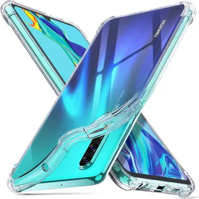 Immagine prodotto di Custodia per Huawei P30 - Custodia antiurto trasparente per telefoni cellulari Custodia protettiva antigraffio ultra sottile Phonillico