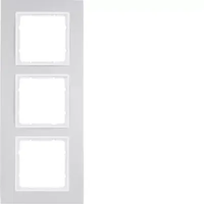 Immagine prodotto di Berker 10136914 Cornice in alluminio/bianco polare Berker B.7