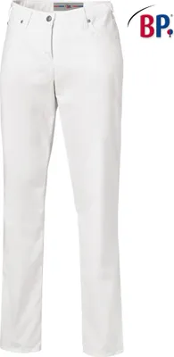 Produktbild von BP® Damenjeans Regular Fit Stretch Five-Pocket weiß 80 cm Größe 38n