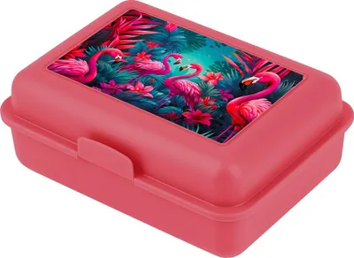 Image de BAAGL Boîte à snacks Flamingos
