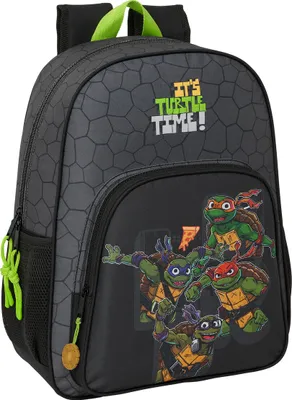 Obrázek produktu pro Školní batoh Teenage Mutant Ninja Turtles Black Grey 33 x 42 x 14 cm