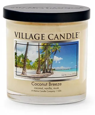 Produktbild von Village Candle Kleiner Tumbler Coconut Breeze Duftkerze