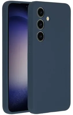 Imagen del producto de Funda Trasera de Silicona Líquida para Samsung Galaxy S24 - Azul oscuro