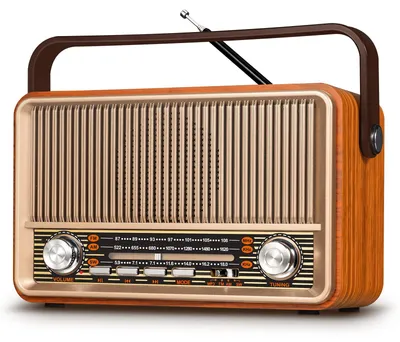 Obrázok produktu pre Prenosné vintage rádio s Bluetooth a batériou s kapacitou 1800 mAh