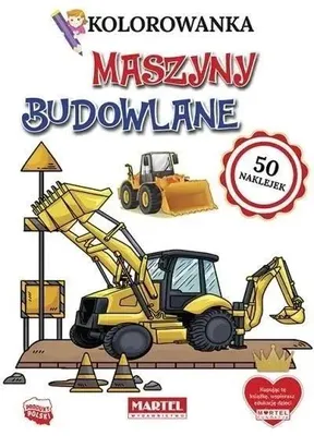 Produktbild von Kolorowanka z naklejkami Maszyny budowlane - Hubert Włodarczyk