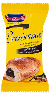 Zdjęcie produktu dla KuchenMeister croissant z kremem orzechowo-nugatowym przekąska 48g