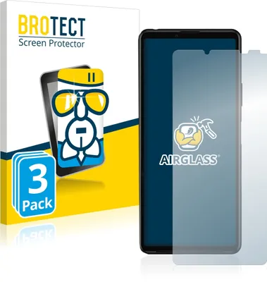 Produktbild von 3x BROTECT Schutzglas für Sony Xperia 10 III / 10 III Lite 9H kratzfest klar