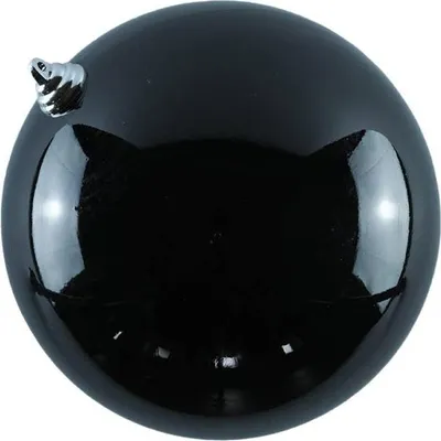 Produktbild von DECOLED Kunststoffkugel, Ø 20 cm, schwarz, glänzend