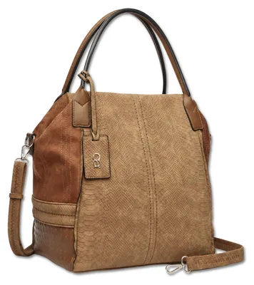 Produktbild von Große Schultertasche Maxim im modischen Materialmix von collezione alessandro