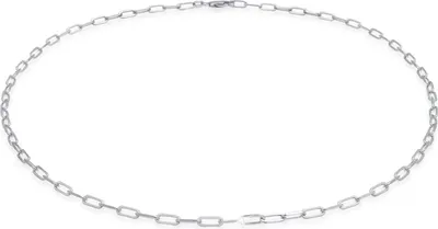 Produktbild von ELLI Damen Halskette 925 Sterling Silber 40 cm Länge 0.4 cm Breite Basic Gliederkette