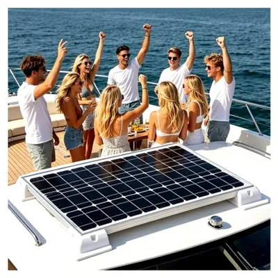Produktbild von Solarpanel-Halterungen für Yachten - Montageset für Solarpanels