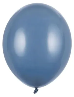 Produktbild von 100 Stk. Latexballon Ø30cm "Uni Pastell" | Navy Blue