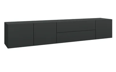 Produktbild von Lowboard Sophia 190 cm schwarz-matt