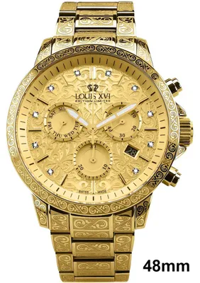 Produktbild von Louis XVI LXVI4001 Herrenuhr Palais Royale 2.0 Diamond Chronograph 48mm 10ATM