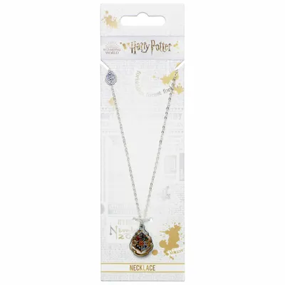 Zdjęcie produktu dla Naszyjnik i wisiorek Harry Potter - Hogwart (posrebrzane)