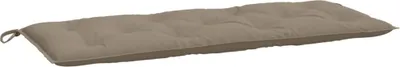 Obrázek produktu pro Poduška na zahradní lavici taupe 120x50x7 cm oxfordská látka