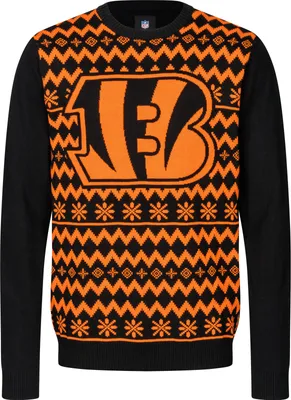 Produktbild von NFL Cincinnati Bengals Ugly Sweater Big Logo 2-Color Christmas Pullover Weihnachten S