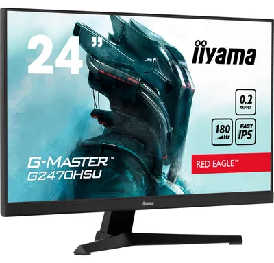 Immagine prodotto di IIYAMA iiyama G-MASTER Sprigionate tutto il vostro potenziale di gioco con il veloce IPS G2470HSU Red Eagle