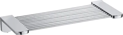 Produktbild von BOMEGA Duschablage Messing Chrom poliert 270x40x110 mm für Bad & Küche >> zum Bohren