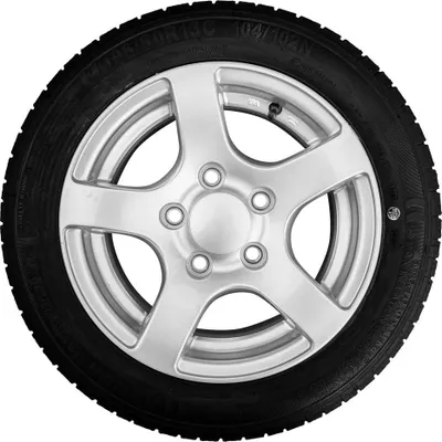 Produktbild von Verstärktes Rad für Anhänger REIFEN KENDA 195/50 R13C 104/102N ALU STARCO FELGE 6Jx13"H2 5x112 ET:30