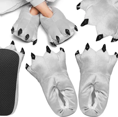 Immagine prodotto di Pantofole di peluche da donna e da uomo, ciabatte, pantofole da casa, ONESIES S