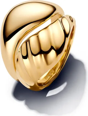 Immagine prodotto di Pandora Anelli combinabili ondulati 163832C00 Anello da donna, misura anello:54