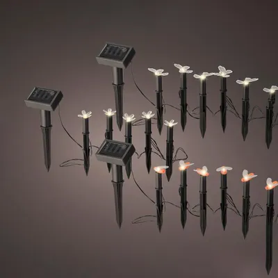 Image de Lumière Solaire Piquet Assortie éclairage Décoratif Solaire Autonome - Lumineo