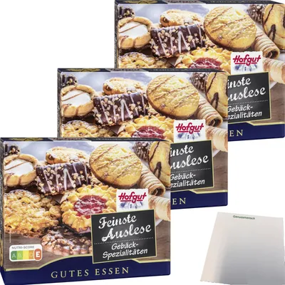 Produktbild von Hofgut Feinste Auslese 3er Pack (3x300g Packung) + usy Block