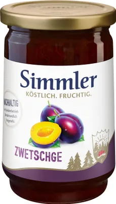 Produktbild von Simmler Zwetschgen-Konfitüre Extra 450g