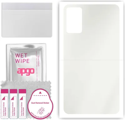 Produktbild von apgo Rückseite Schutzfolie, Matt, kompatibel mit TCL 403, Hinten Hydrogel-Displayschutzfolie mit Positionierhilfe, kratzfest, einfache Montage