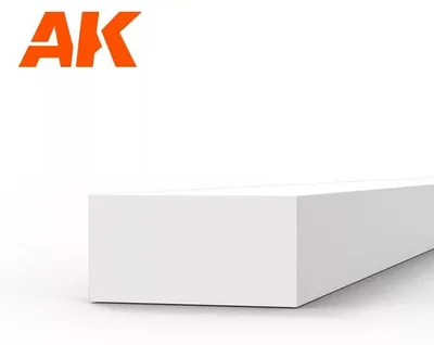 Obrázek produktu pro AK Interactive S.L. AK-6531 Styrenové proužky 2,00 x 4,00 x 350 mm (8 kusů)