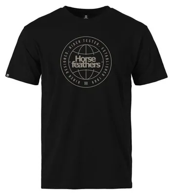 Obrázek produktu pro Tričko Horsefeathers Global BLACK, velikost M