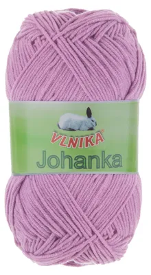 10 x 50g Strickgarn Johanka Strick-Wolle Handstrickgarn Sommergarn hellviolett