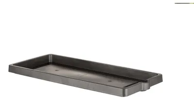Image de Soucoupe pour jardinière "Legno" - Gris anthracite - 56 x 24 cm