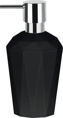 Produktbild von Seifenspender spirella Crystal schwarz Opaque