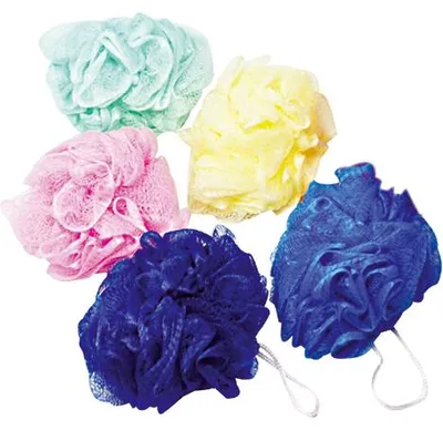 Obrázek produktu pro ELINA Koupelová houba, sprchová koule, 50 g, různé barvy, 12 cm