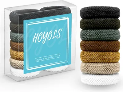 Obrázok produktu pre HOYOLS viazanie vlasov husté vlasy držiak chvostu väzby 14PCS farba