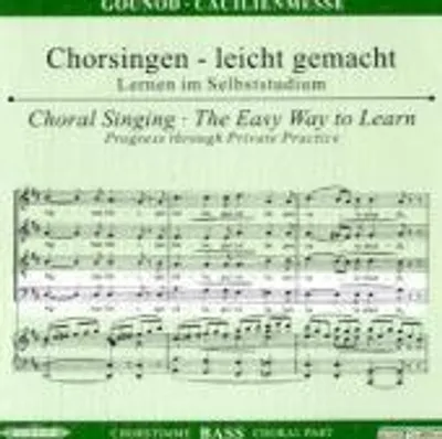 Produktbild von Cäcilienmesse, Chorstimme Bass, 1 Audio-CD