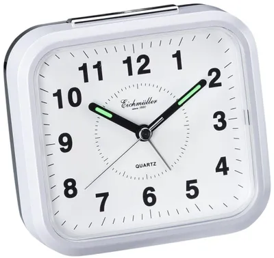 Produktbild von Eichmüller > Wecker Analog ansteigender Alarm > weißes Zifferblatt