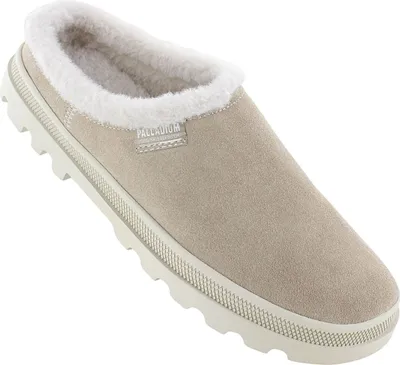 Produktbild von PALLADIUM Palladune Mule Warm - Slipper Hausschuhe Leder Beige 74337-271-M , EU 42 UK 8